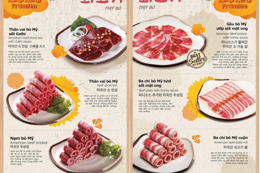 Gogi House menu Ba Vì: Hương vị hấp dẫn tại nhà hàng thịt nướng BBQ Hàn Quốc