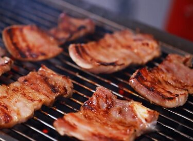 Nướng thịt ngon tại Ba Vì
