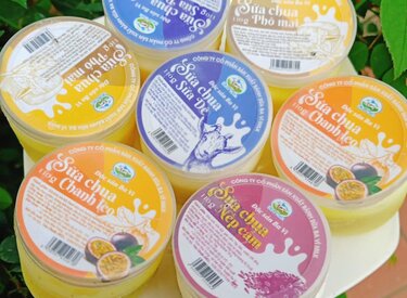 Hình ảnh sữa chua Ba Vì: ngon, bổ, tươi mát