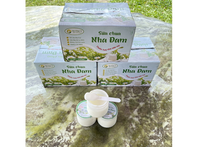 sữa chua ba vì nha đam