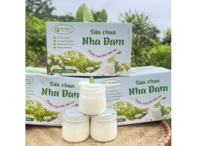 sữa chua ba vì nha đam