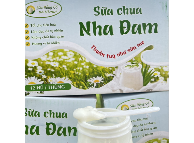 sữa chua ba vì nha đam