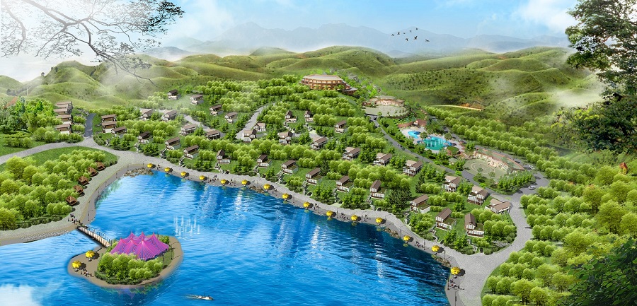 Biệt Thự Bản Xôi Village & Resort Ba Vì Giá từ 2,9 tỷ/lô Full Nội Thất‎