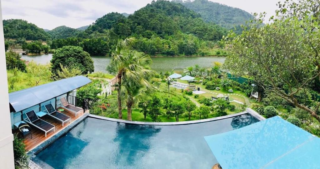 6 biệt thự villa gần Hà Nội, Sóc Sơn, Ba Vì có bể bơi riêng đẹp cho thuê