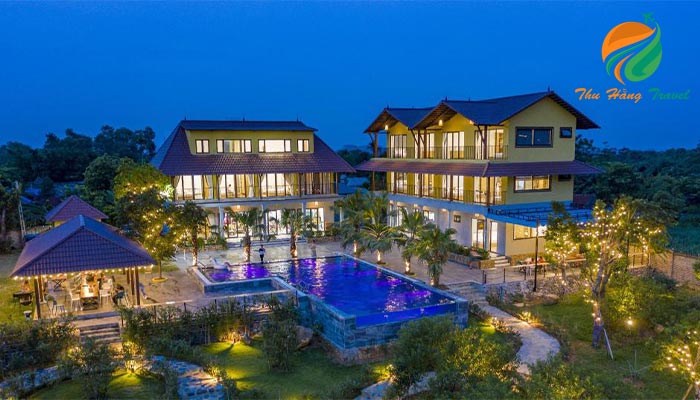 Những Villa 30, 40 người ở Ba Vì đẹp ngây ngất cho bạn đọc