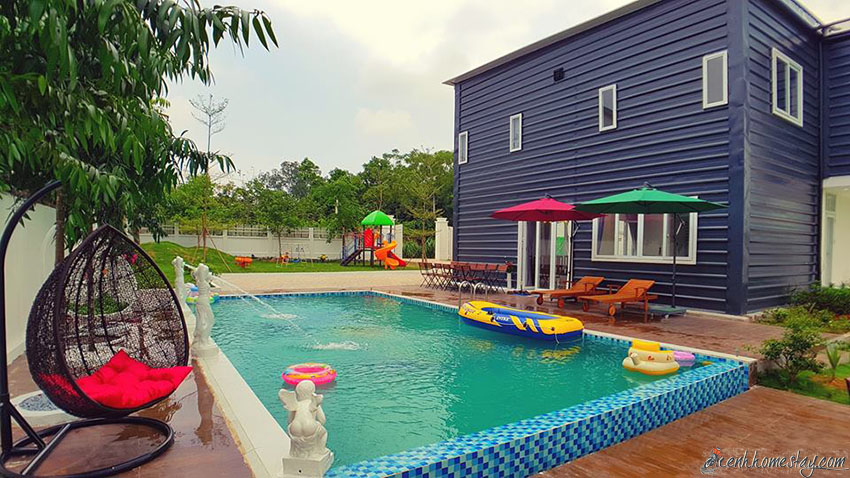 Top 12 Biệt thự villa Ba Vì giá rẻ view đẹp có hồ bơi khu vực làm BBQ