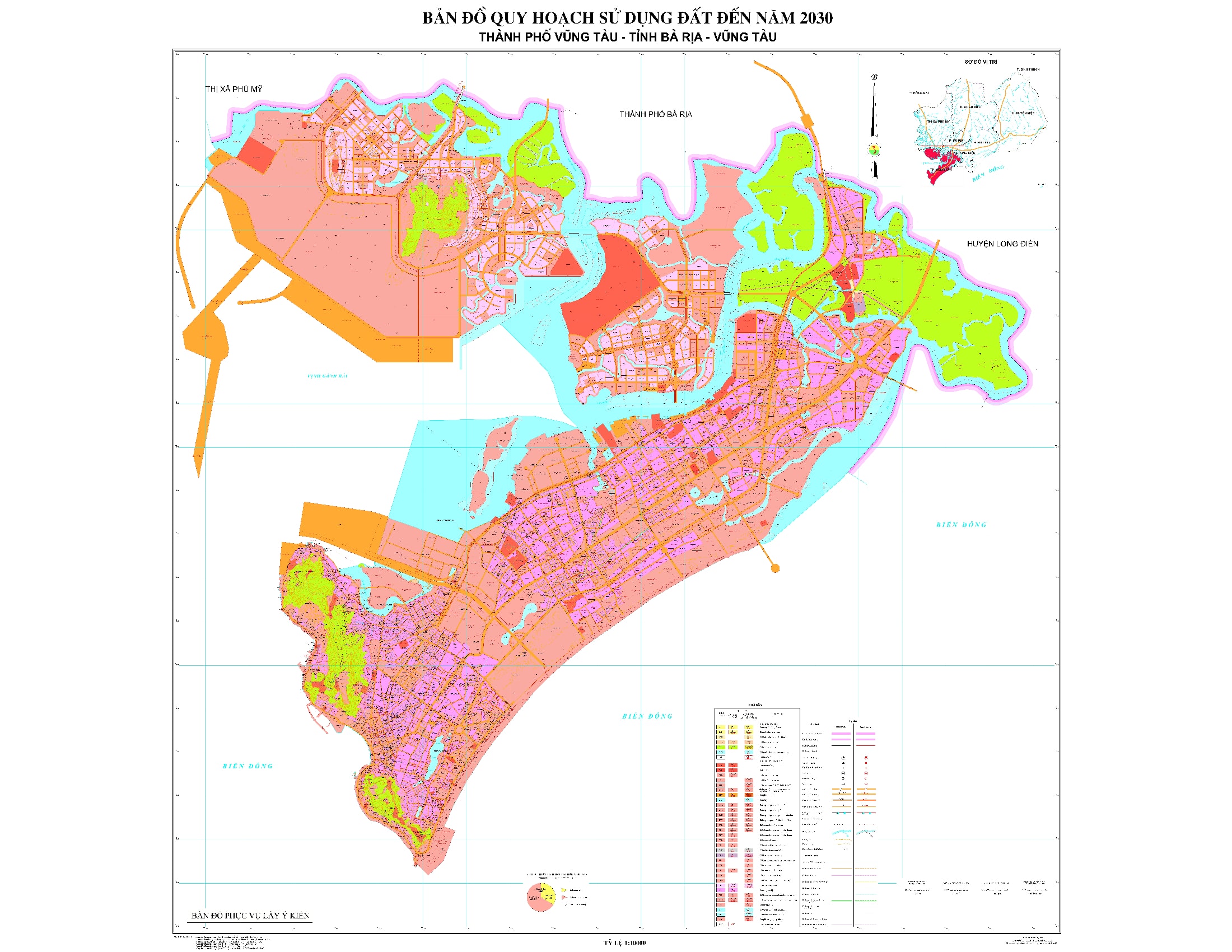 Bản đồ quy hoạch thành phố Vũng Tàu, tỉnh Bà Rịa - Vũng Tàu đến năm ...
